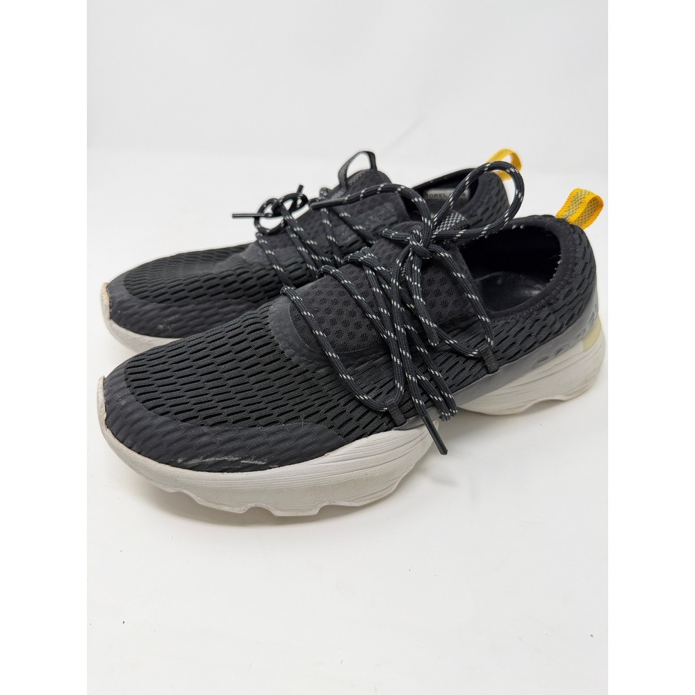 Sorel Kinetic Impact Lace Sneakers Womens 9 Black Good Mesh Chunky Techwear